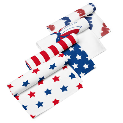 Patriotic Cloth Napkin 4 Piece Set