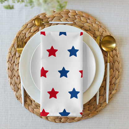 Patriotic Cloth Napkin 4 Piece Set