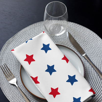 Patriotic Cloth Napkin 4 Piece Set