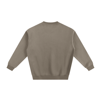 Beige sweatshirt on a white background