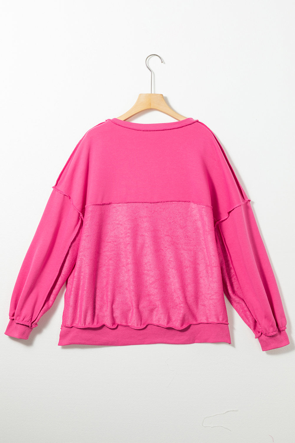 Slouchy Drop Shoulder Sweatshirt - Cowaa