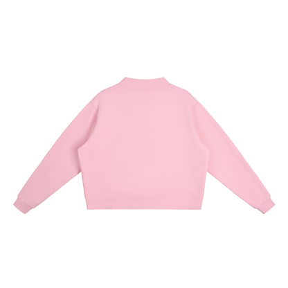 Nurse Essential Fleece Mock-Neck Crew Sweatshirt