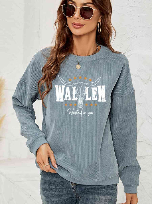 THE HELL I WON'T Graphic Sweatshirt - Cowaa