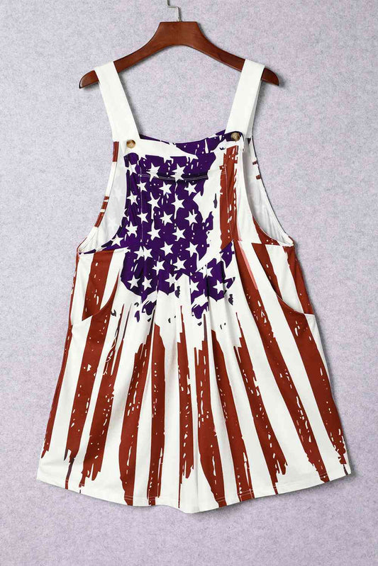 Pocketed Wide Strap Overall - Cowaa